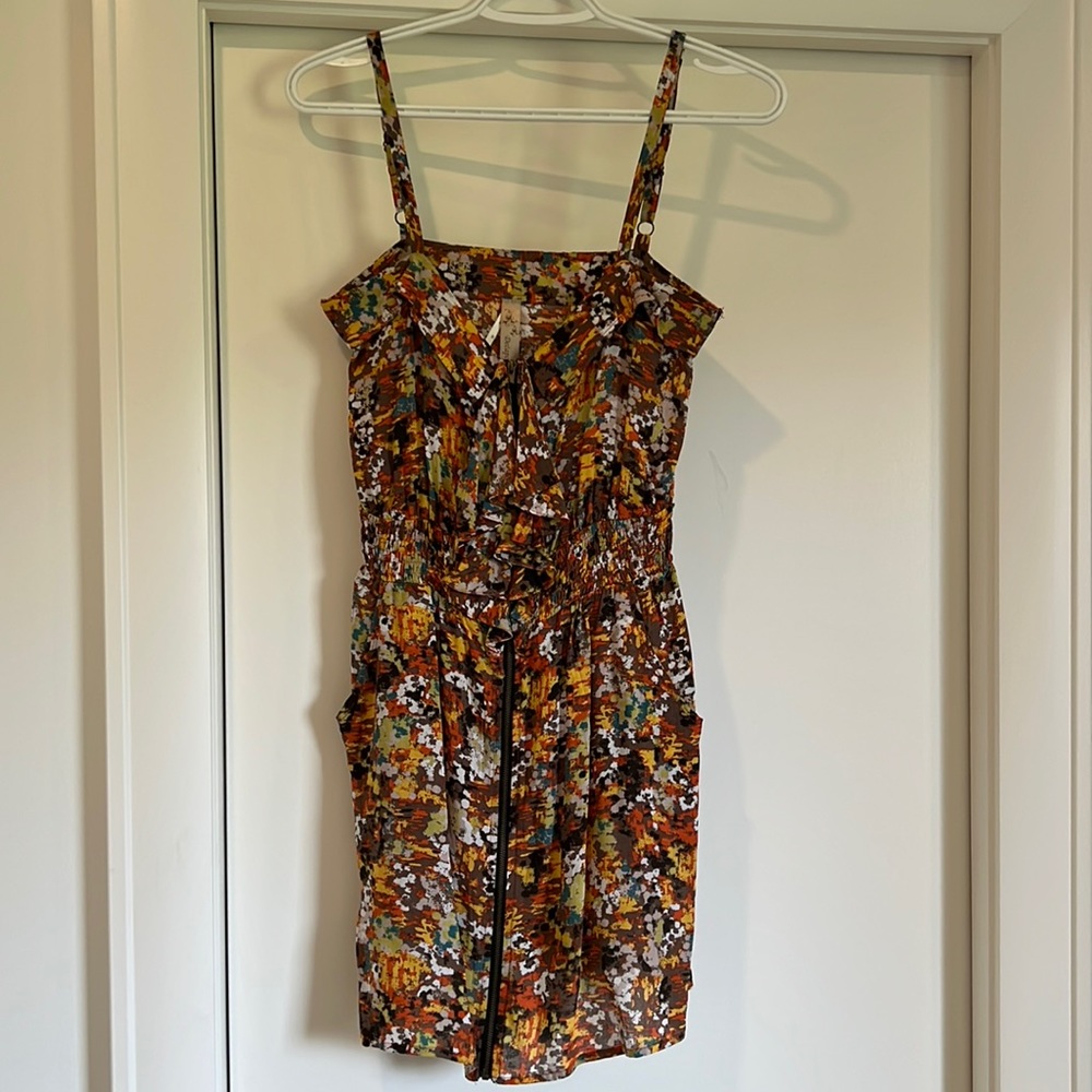 Colourful mini dress